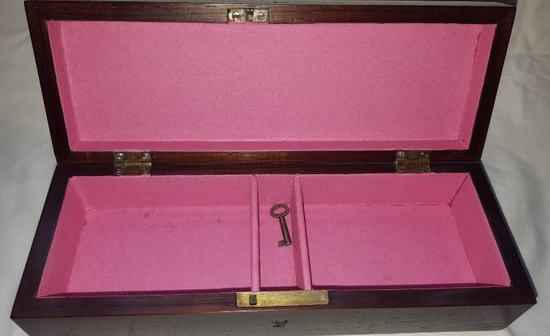 Butterfly Tunbridge Ware Cribbage Board