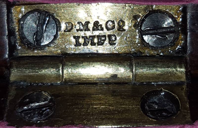 Butterfly Tunbridge Ware Cribbage Board