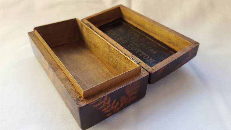 Fern Ware Kerr&co. Sewing Cottons Box