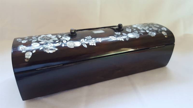 French Rosewood and Mother of Pearl Casket