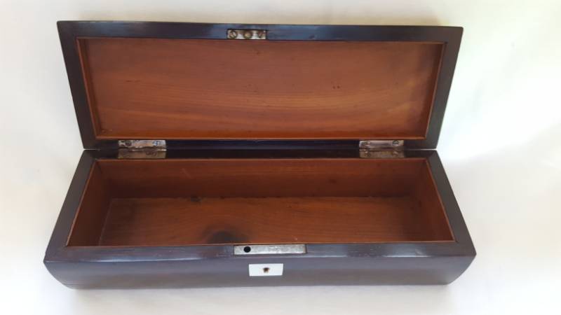 French Rosewood and Mother of Pearl Casket