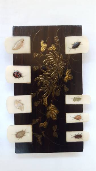 Pair of Shibyama Whist Markers