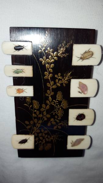 Pair of Shibyama Whist Markers