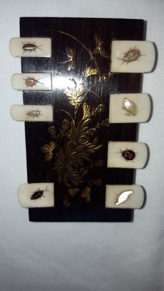 Pair of Shibyama Whist Markers