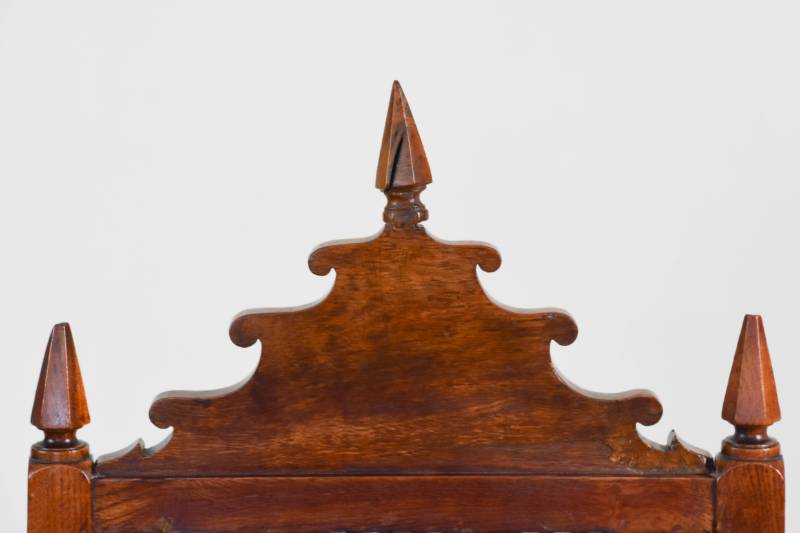 Profusely Carved Victorian Oak Side Chair 