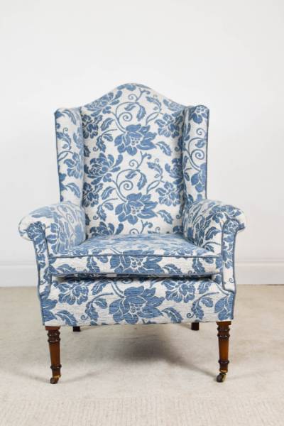 Georgian Style late Victorian Wing Chair