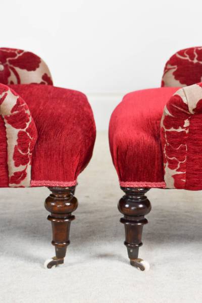 Pair of Victorian Nursing Chairs