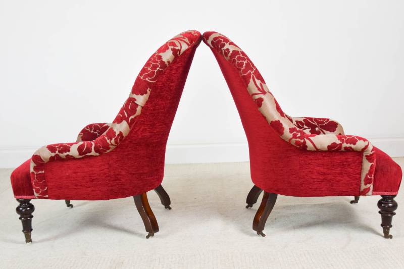 Pair of Victorian Nursing Chairs