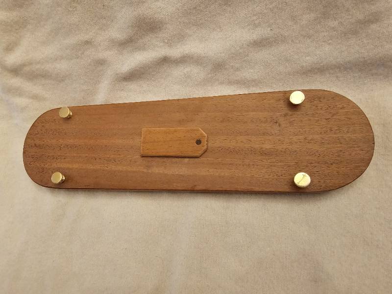 Superb Large Victorian Tunbridgeware Cribbage Board on Brass Feet