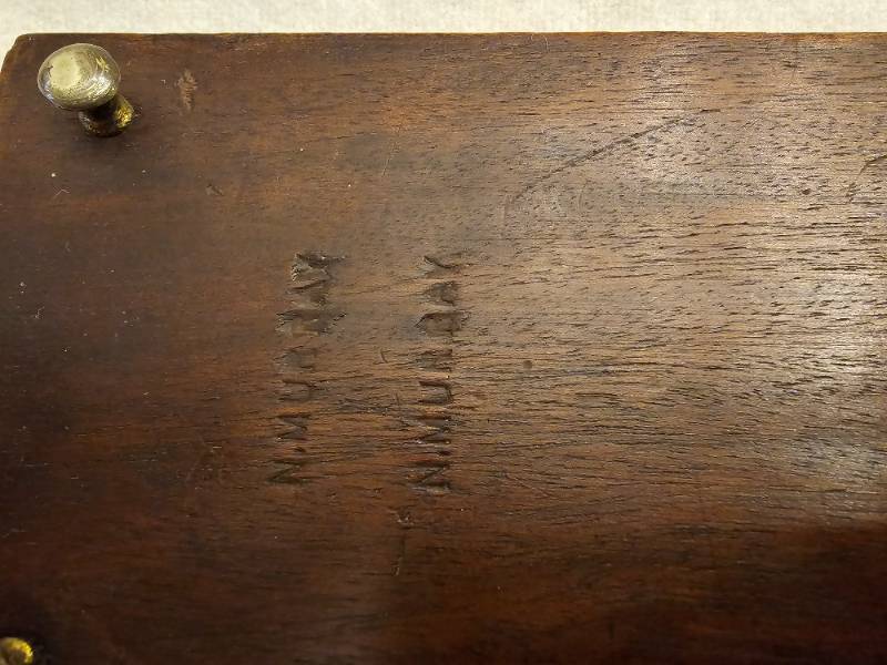 Regency Tunbridgeware Masonic Cribbage Board by 